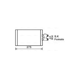 Chladič oleja automatickej prevodovky AVA QUALITY COOLING MS3535