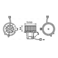 Vnútorný ventilátor AVA QUALITY COOLING MS8640