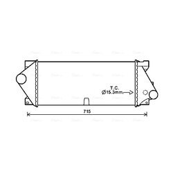 Chladič plniaceho vzduchu AVA QUALITY COOLING MSA4677