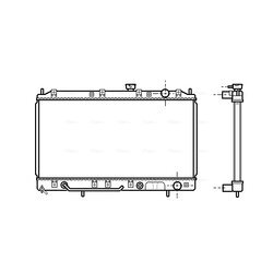 Chladič motora AVA QUALITY COOLING MT2143