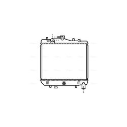 Chladič motora AVA QUALITY COOLING MZ2042