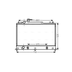 Chladič motora AVA QUALITY COOLING MZ2210