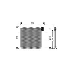 Výparník klimatizácie AVA QUALITY COOLING MZV216