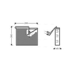 Výparník klimatizácie AVA QUALITY COOLING OLV372