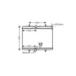 Chladič motora AVA QUALITY COOLING PE2314