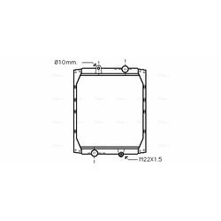 Chladič motora AVA QUALITY COOLING RE2052