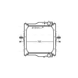 Chladič motora AVA QUALITY COOLING RE2094