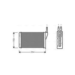 Výmenník tepla vnútorného kúrenia AVA QUALITY COOLING RT6087