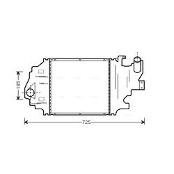 Chladič plniaceho vzduchu AVA QUALITY COOLING RTA4320