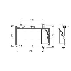 Kondenzátor klimatizácie AVA QUALITY COOLING SZ5067