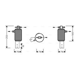 vysúšač klimatizácie AVA QUALITY COOLING BWD079