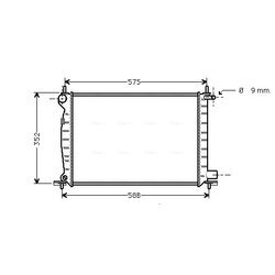 Chladič motora AVA QUALITY COOLING FDA2225