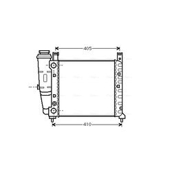 Chladič motora AVA QUALITY COOLING FT2077