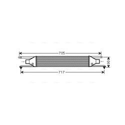 Chladič plniaceho vzduchu AVA QUALITY COOLING FT4354