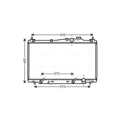 Chladič motora AVA QUALITY COOLING HD2205