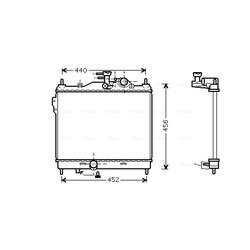 Chladič motora AVA QUALITY COOLING HY2103