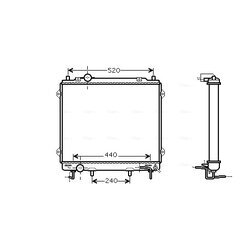 Chladič motora AVA QUALITY COOLING HY2146