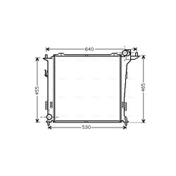 Chladič motora AVA QUALITY COOLING HY2207