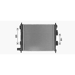 Chladič motora AVA QUALITY COOLING HY2488 - obr. 1