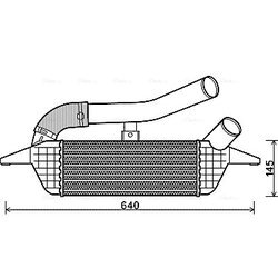 Chladič plniaceho vzduchu AVA QUALITY COOLING HY4228