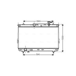 Chladič motora AVA QUALITY COOLING HYA2109