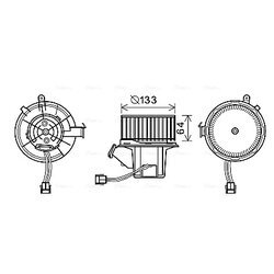 Vnútorný ventilátor AVA QUALITY COOLING MS8630