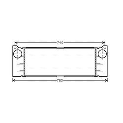 Chladič plniaceho vzduchu AVA QUALITY COOLING MSA4473