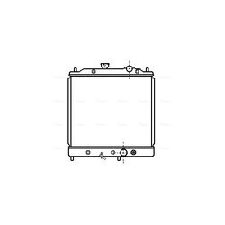 Chladič motora AVA QUALITY COOLING MT2068