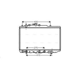 Chladič motora AVA QUALITY COOLING MZ2178