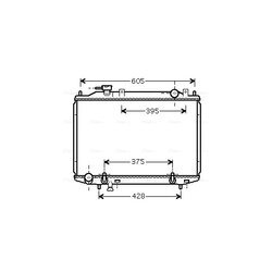 Chladič motora AVA QUALITY COOLING MZ2203