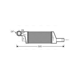 Chladič plniaceho vzduchu AVA QUALITY COOLING OLA4404