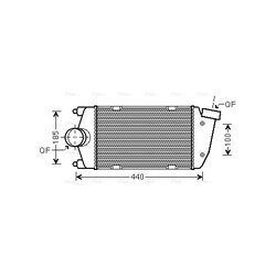 Chladič plniaceho vzduchu AVA QUALITY COOLING PR4061