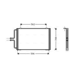 Kondenzátor klimatizácie AVA QUALITY COOLING RT5236