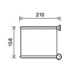 Výmenník tepla vnútorného kúrenia AVA QUALITY COOLING RT6629