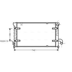 Chladič motora AVA QUALITY COOLING STA2028