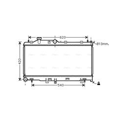 Chladič motora AVA QUALITY COOLING SU2067