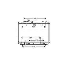 Chladič motora AVA QUALITY COOLING SZ2098