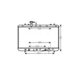 Chladič motora AVA QUALITY COOLING SZA2128