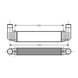 Chladič plniaceho vzduchu AVA QUALITY COOLING VN4157