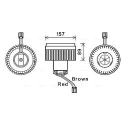 Vnútorný ventilátor AVA QUALITY COOLING VO8177