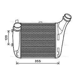 Chladič plniaceho vzduchu AVA QUALITY COOLING AI4318