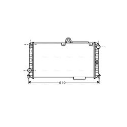 Chladič motora AVA QUALITY COOLING AL2005
