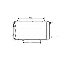 Chladič motora AVA QUALITY COOLING CNA2073