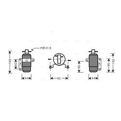 vysúšač klimatizácie AVA QUALITY COOLING CRD059