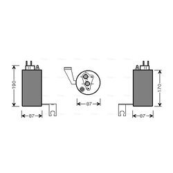 vysúšač klimatizácie AVA QUALITY COOLING CRD084