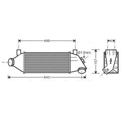 Chladič plniaceho vzduchu AVA QUALITY COOLING FDA4315