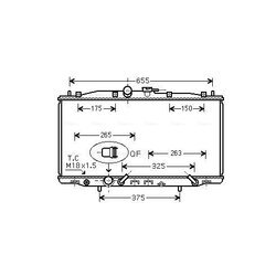 Chladič motora AVA QUALITY COOLING HD2177