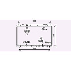 Chladič motora AVA QUALITY COOLING HD2315