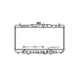 Chladič motora AVA QUALITY COOLING HDA2056