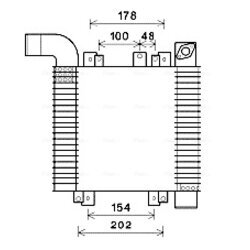 Chladič plniaceho vzduchu AVA QUALITY COOLING HY4359